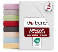 DarBene Lenzuolo con angoli, 1x Bianco, 90x200x30cm
