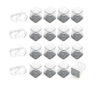 Darbir Set 16 Gommini per Sedie e 4 Protezioni Maniglia in Silicone, Coprigambe per sedie, Tappi Antirumore, Paracolpi antiurti per Porte, Fermaporta Maniglia Proteggi Muro e Mobili.