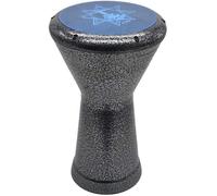 Darbuka Egitto percussione professionale 6 viti in allumino (vari colori) (Nero)