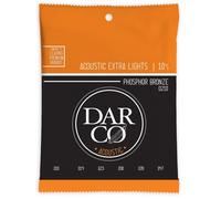 Darco Strings D210 - Corde per chitarra acustica in bronzo fosforoso extra leggere 10-47