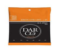 Darco Strings D510 Corde per chitarra acustica 80/20 Bronzo Extra Light 10-47