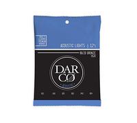 Darco Strings D520 - Corde per chitarra acustica 80/20, in bronzo chiaro 12-54