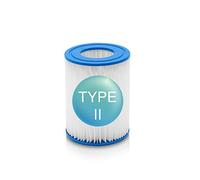 DARDARUGA Filtro Cartuccia per Pompa Filtro Tipo II, Lavabile e Riutilizzabile, Dacron 10/15 Microm, Interno del Filtro Rinforzato