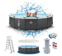 Dardaruga Piscina Fuori Terra Ø 488 x 132 cm MAUI con KIT full optional