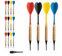 Dardi 12 Freccette Soft Tip 16gr p plastica tipo HT 1-4 BSF+50 punte d ricambio