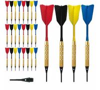 Dardi 24 Freccette Softdard Fly Fast plastica 1-4 BSF 2BA16gr+ 100 punte ricamb