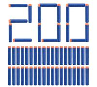 Dardi Proiettili per Pistola Nerf da 7,2 cm, 200 Pezzi Ricambio Munizioni Ricarica a Schiuma Freccette per Nerf N-Strike Elite Series Blasters Pistola Giocattolo Compatibili, Blu