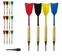 Dardi12 Freccette Softdard Fly Fast p plastica, 1-4 BSF 2BA16gr+50 punte ricamb