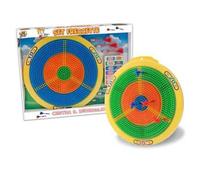 DARDO DARDI BERSAGLIO GIOCO TIRASSEGNO CON 6 FRECCETTE A INCASTRO DIAMETRO 30 CM