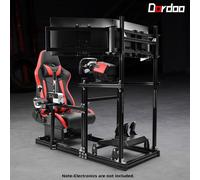 Dardoo 3060 abitacolo alluminio sedile rosso e triplo supporto TV per Logitech