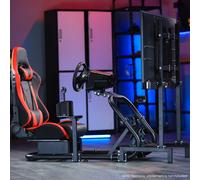 Dardoo Cockpit Da Corsa Con Sedile Rosso E Supporto Per Monitor Adatto A G920