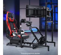 Dardoo Cockpit del simulatore di corse con Triple Monitor Stand e sedile per G29