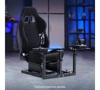 Dardoo Cockpit del simulatore di volo con sedile nere adatto Logitech X52
