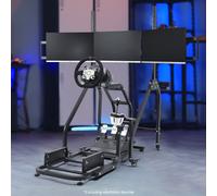 Dardoo Corsa Simulatore Cockpit & Triple Monitor Stand Fit THRUSTMASTER T300