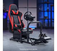 Dardoo G29 Racing Sim Cockpit Con Sedile E Supporto TV Adatto A Logitech Fanatec