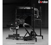 Dardoo Racing Simulator Cockpit con Triple Monitor Stand Fit Logitech G920 G29