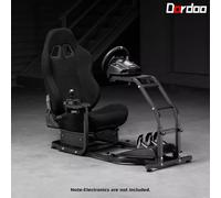Dardoo Racing Simulator Cockpit Stand Con Sedile Nero Adatto Per Logitech G29