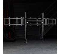 Dardoo Triplo Stand TV Profilo In Alluminio Fit Cockpit Del Simulatore Di Corse