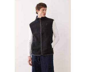 Dare 2b - Bodywarmer nero in pile Borg con zip XXL