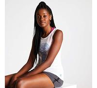 Dare 2b - Canottiera Lifestyle, da Donna, Motivo: Elefante, Donna, DWT448 90008L, Bianco, FR : XS (Taglia Produttore : 8)