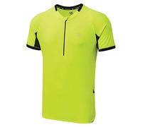 Dare 2b DMT497 9SB40 Aces' Lightweight Quick Drying, Strato Intermedio Stretch Uomo, Giallo Fluo/Nero, XS