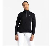 Dare 2B Donna Lowline II Maglia Termica Leggera Stretch Con Zip Nera Plus Taglie