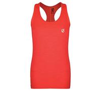 Dare 2b Donne Modernize Leggero Asciugatura Rapida Racer Back Active Gym Gilet Manica Lunga, Donna, Gilet, DWT454, Corallo di Fuoco, 20