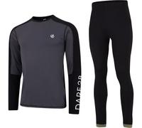 Completo di sottogiacca a maniche lunghe e leggings Dare 2B Exchange IIII Noir 2XL