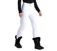 Dare 2b Pantaloni da Sci da Donna Sleek III Slim Softshell Impermeabili, Bianco, 48