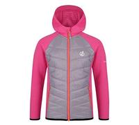 Dare 2b - Piumino Junior Diffusion Hybrid, Bambino, Bambini, DKN335 5QDC07, CybPk/Argent, FR : S (Taille Fabricant : 7-8)