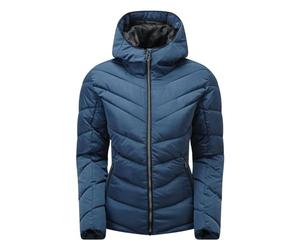 Dare 2b Reputable Veste matelassée Isolante avec Capuche, Giacca Impermeabile e isotermica Donna, Denim Scuro, FR : 2XL (Taille Fabricant : 18)