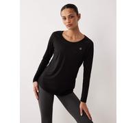 Dare 2b - Serenity - T-shirt a maniche lunghe leggera nera ad asciugatura rapida-Nero 46