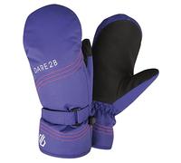 Dare 2b Stormy Waterproof Insulated Winter Mitt with Warm Scrim Lined Fingers, Guanti Ragazza, Blu Spectrum, 11-12