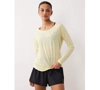 Dare 2b - T-shirt a maniche lunghe leggera in tessuto quick dry giallo cera 40