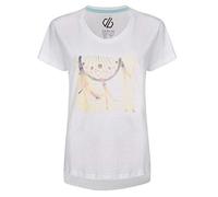 Dare 2b - T-Shirt Lifestyle, 100% Cotone, da Donna, Donna, DWT458 90006L, Bianco, FR : XXS (Taille Fabricant : 6)