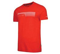 Dare 2b Tee T- Lifestyle - Maglietta da Uomo, 100% Cotone GALVANIZE, Uomo, DMT470 65790, Rosso Fuoco, XXL