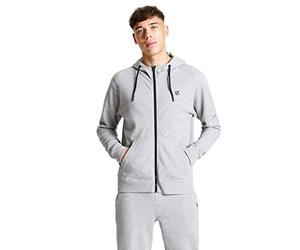 Dare 2B Uomo Felpa con Cappuccio a Zip Intera Modulus, Nero