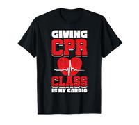 Dare PR è Il Mio Cardio - Design del Battito Cardiaco CPR Maglietta