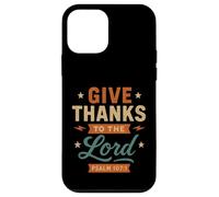 Dare grazie al Signore Salmo 107 1 - Vintage Christian Custodia per iPhone 12 mini