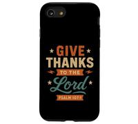 Dare grazie al Signore Salmo 107 1 - Vintage Christian Custodia per iPhone SE (2020) / 7/8