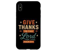 Dare grazie al Signore Salmo 107 1 - Vintage Christian Custodia per iPhone XS Max