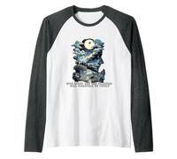 Dare luce, oscurità scomparirà di se stessa brillare Citazione Maglia con Maniche Raglan