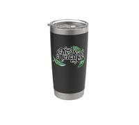 Dare piselli un cambiamento verde pisello illustrazione Bicchiere termico in acciaio inox doppia parete