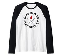 Dare Sangue Giocare a Hockey Maglia con Maniche Raglan