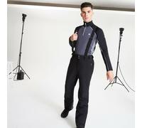 Dare2b Achieve II Pantaloni Sci Salopette Uomo Neri Corti Taglia Plus 4XL - 8XL