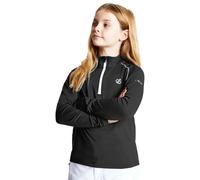 Dare 2b Consist II Core Stretch Lightweight Warm Backed Quick Drying Full Zip Jacket, Strato Intermedio Bambino, Nero, 7-8