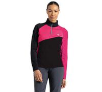 Dare2b Ice Core Half Zip Long Sleeve T-shirt Nero,Rosa 58 Donna