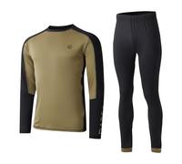 Dare2b Layer Set Uomo Exchange III Skiing Strato Base, Nero & Verde Martini, XL Men's