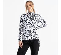 Dare2b Maglia Divulge Core Stretch Black White Graffiti da Donna 46 IT Bianco