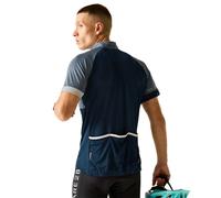 Dare2b Protraction Iii Short Sleeve Jersey Blu,Grigio XS Uomo Mercury / Navy